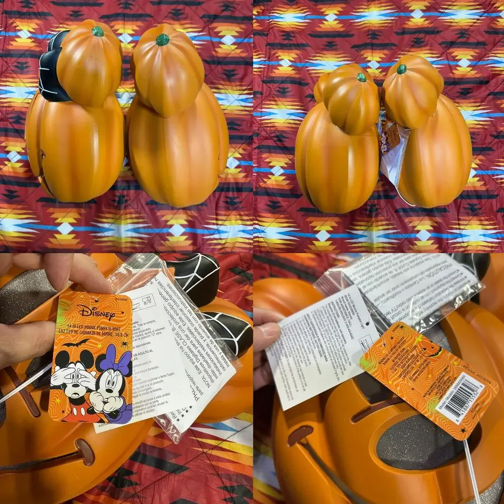 14” Disney Mickey & Minnie Mouse Pumpkin Blow Mold 2026 Home Depot Plays Music